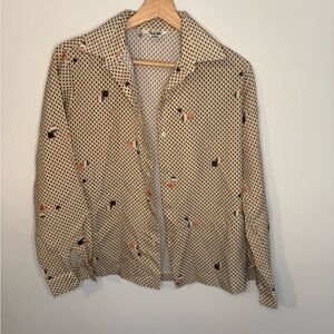 Geometric Vintage Dress Shirt